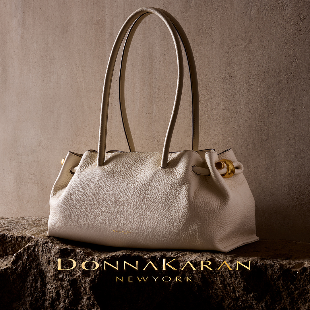 Donna Karan New York Facebook ad: Shop Holiday handbags today.