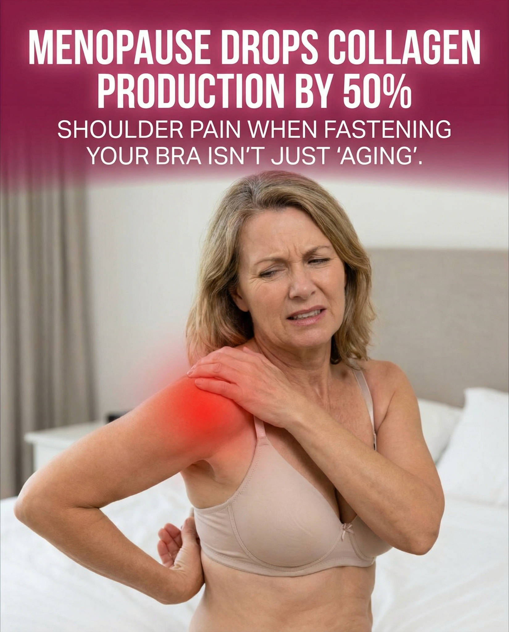 Sarah Mitchell Menopause Joint Expert Facebook ad