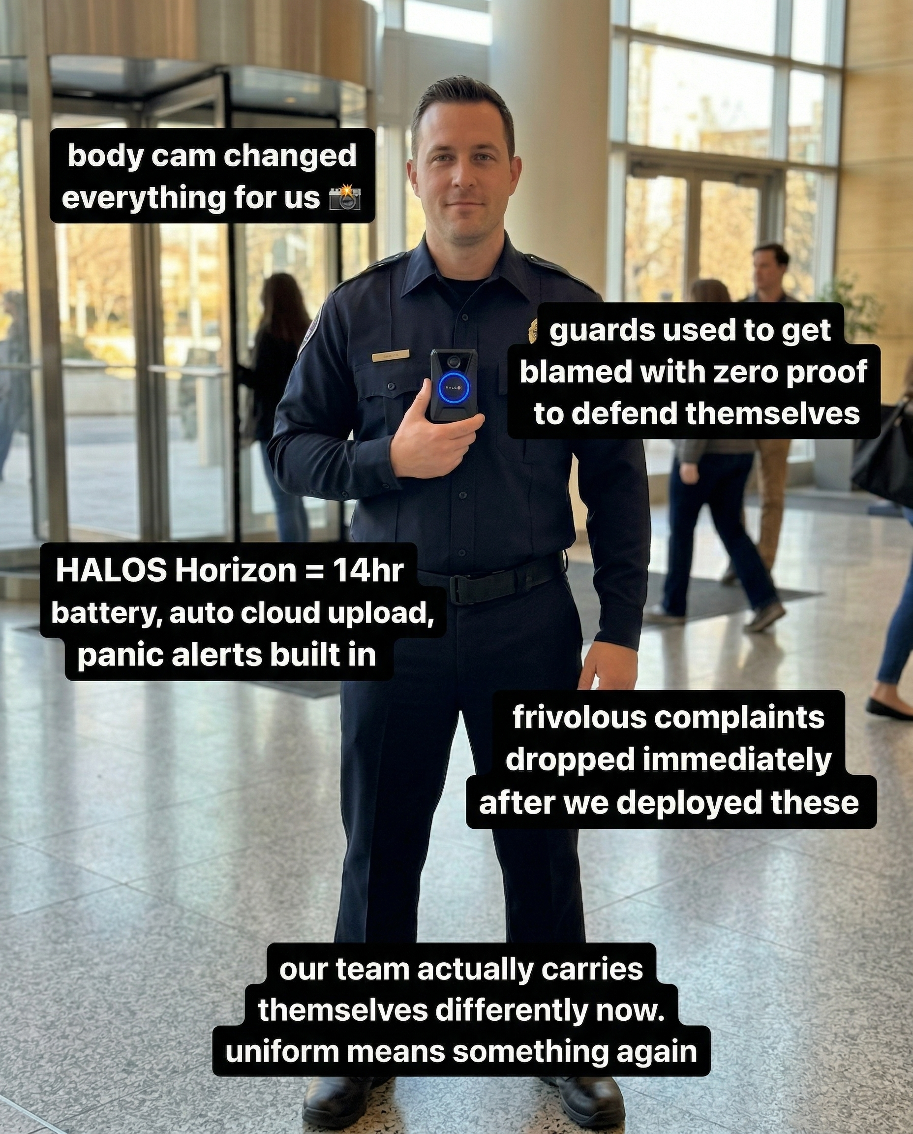 HALOS Body Cameras Facebook ad