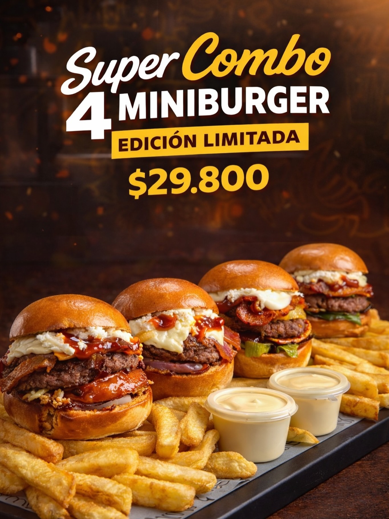Grilled Burger Facebook ad: LLEGÓ LA SÚPER PROMO QUE TODOS ESPERABAN
