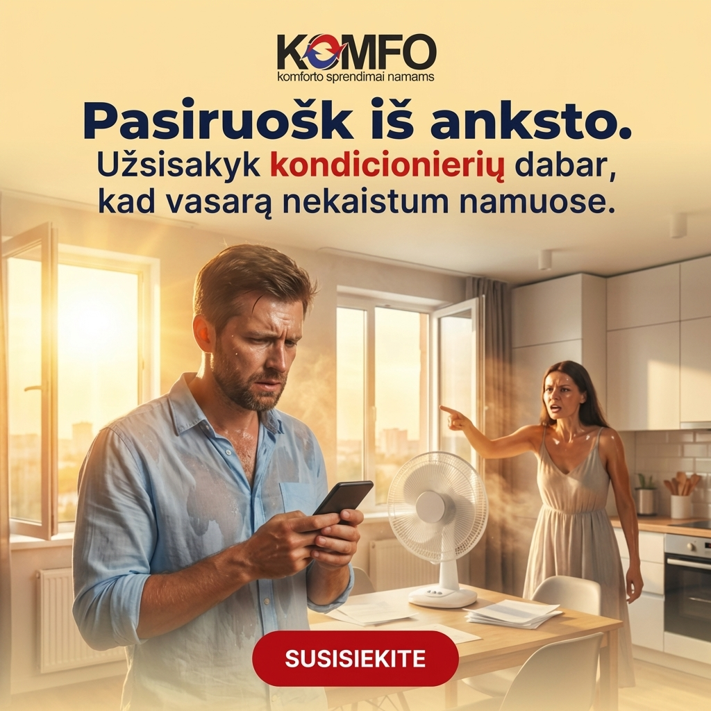 KOMFO - komforto sprendimai namams Facebook ad: Parašykite mums žinutę