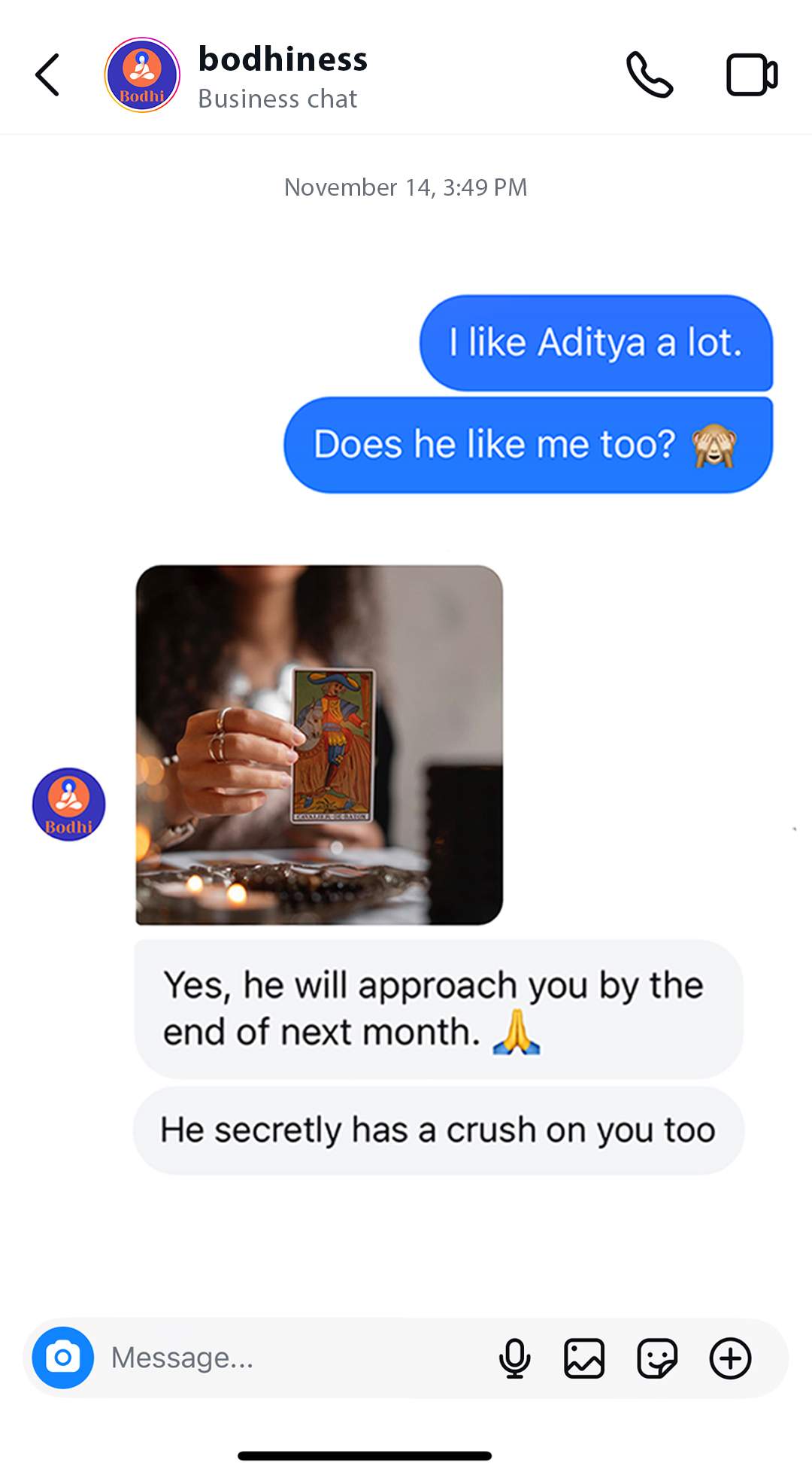 Bodhi Facebook ad