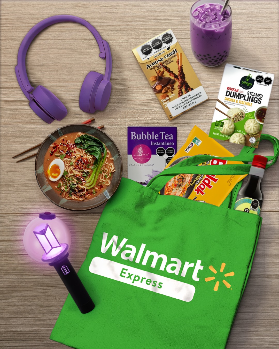 Walmart Express Facebook ad: ARMY que se respeta, sabe que en Walmart…