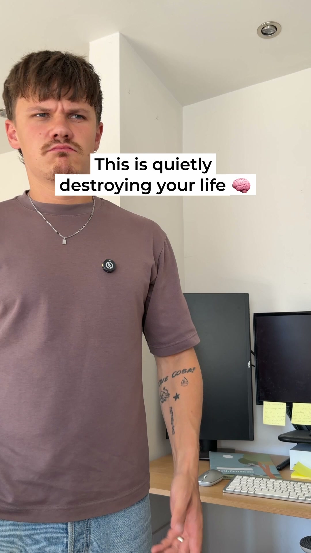 Burnout Recovery Daily Facebook ad: You're Not Lazy. Your Brain Is Just Needs This
