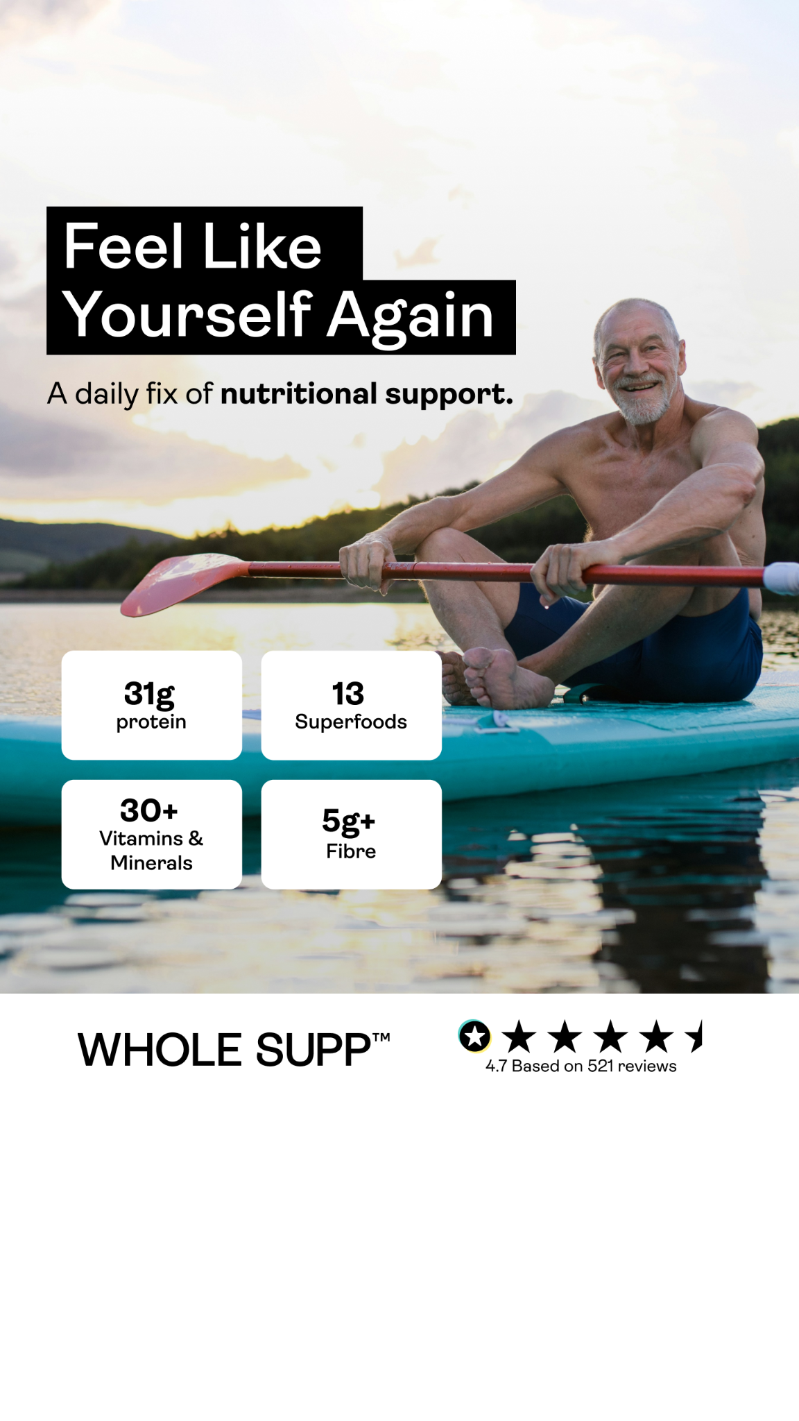 WholeSupp Facebook ad from Feb 10, 2026
