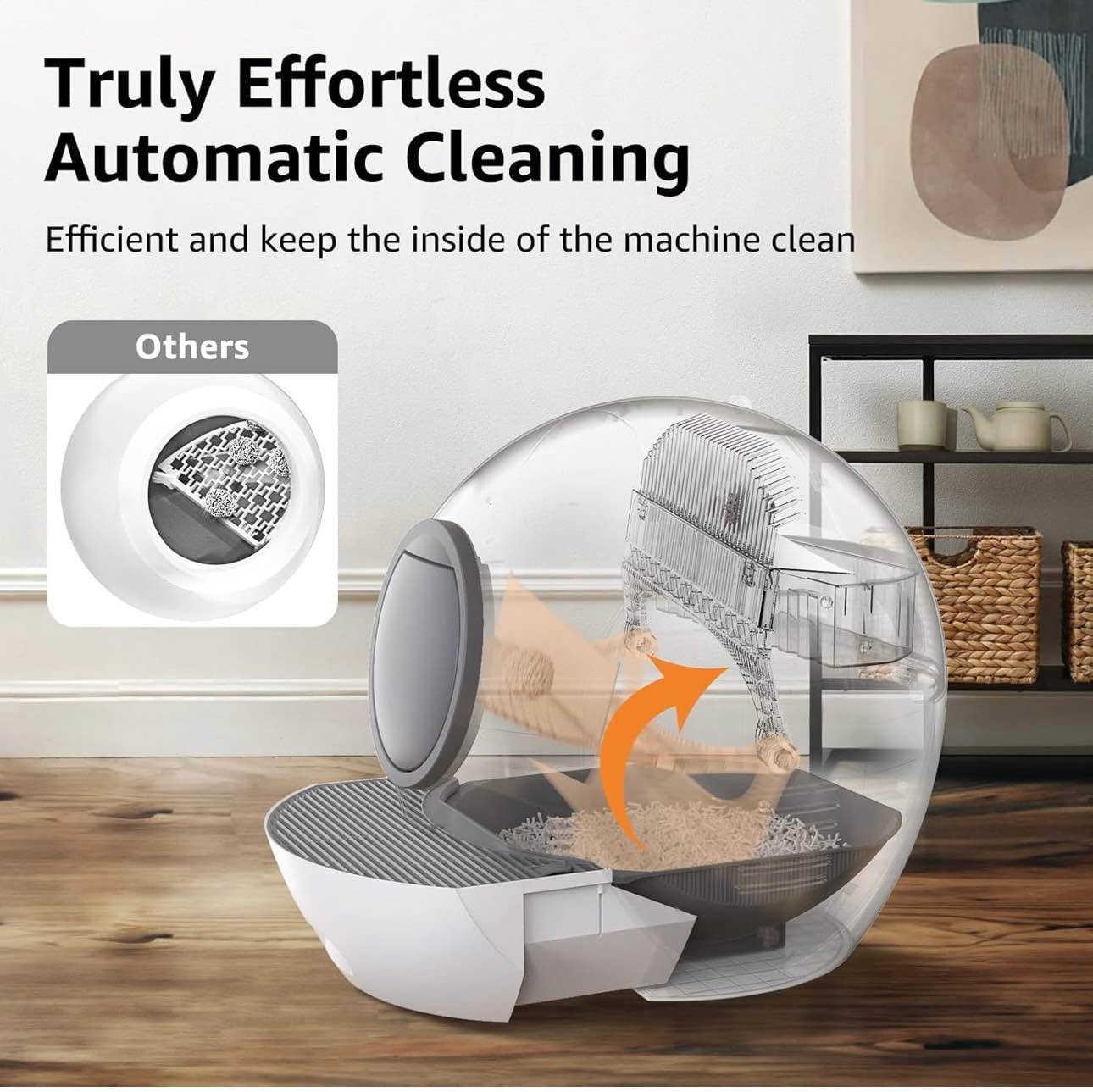 Yan Wang Facebook ad: Self-Cleaning Automatic Cat Litter Box