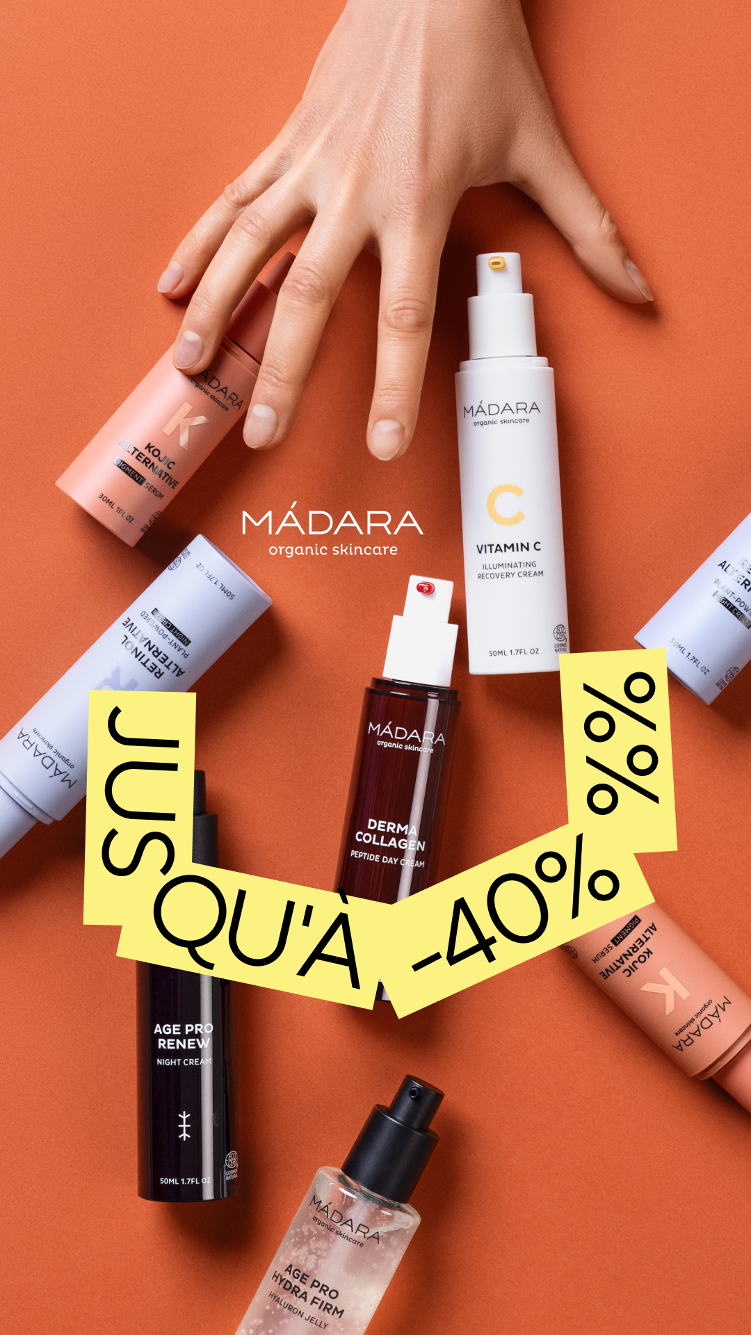 Mádara Organic Skincare Facebook ad