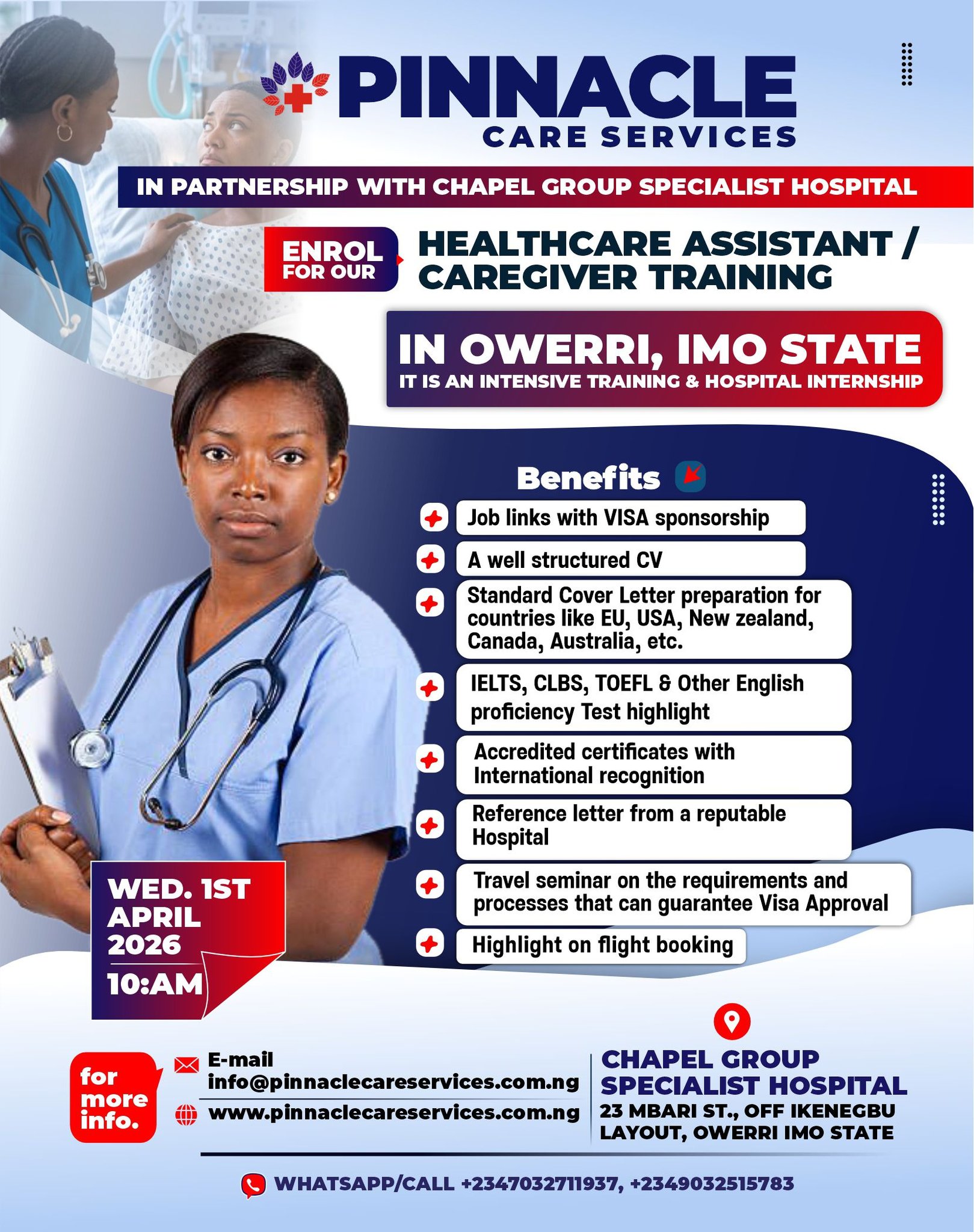 Pinnacle Care Services Facebook ad