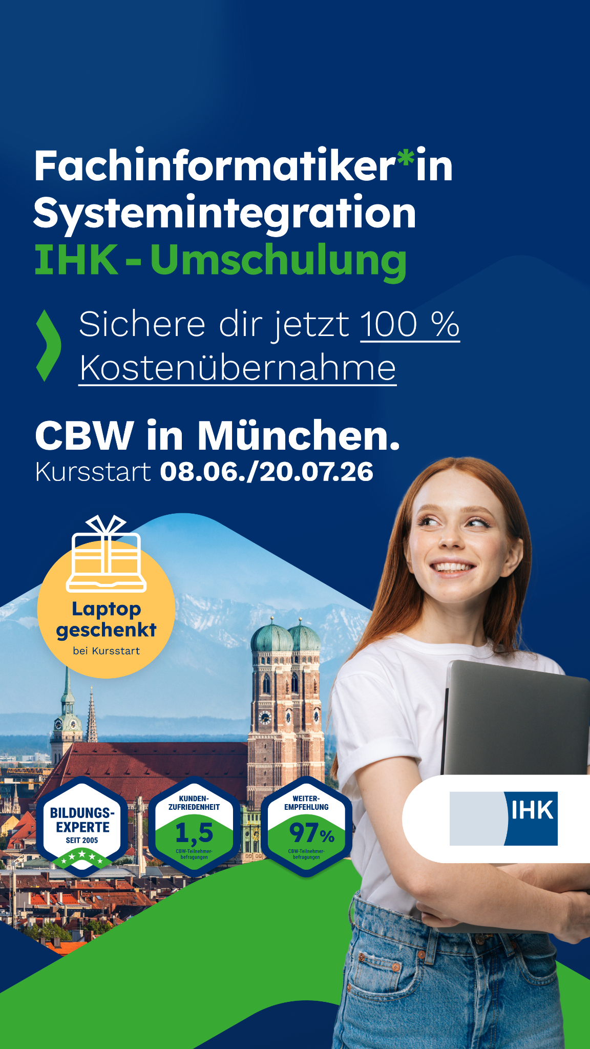 CBW- College Berufliche Weiterbildung GmbH Facebook ad from Mar 27, 2026