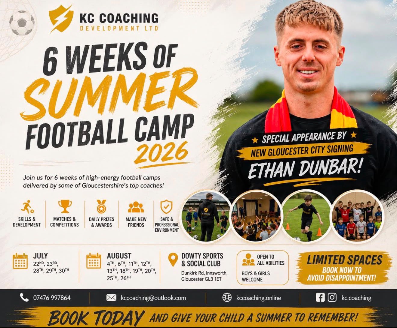Kc coaching Facebook ad: Summer Football Camp 2026 continues, and there’s still…