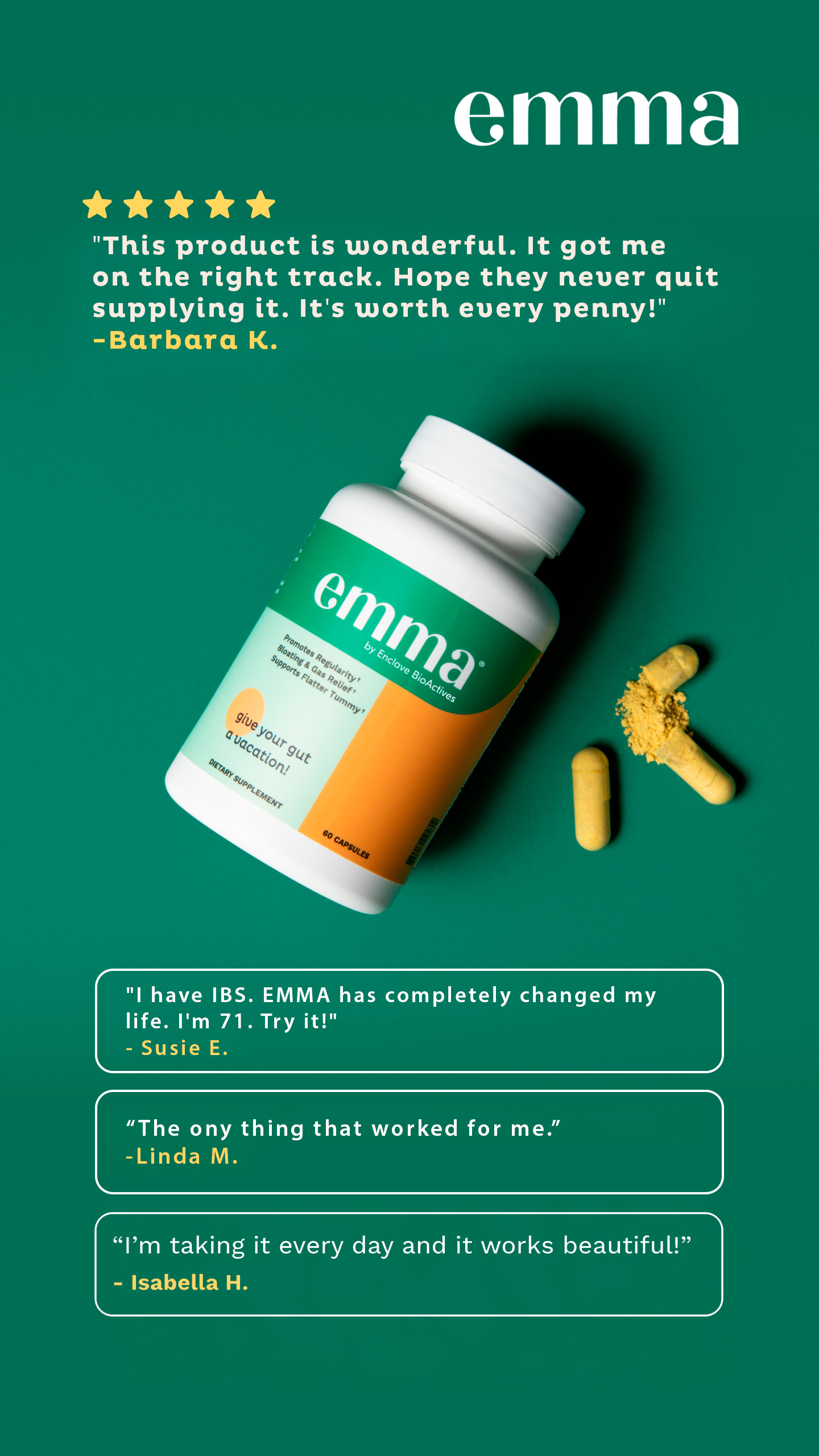 Emma Facebook ad