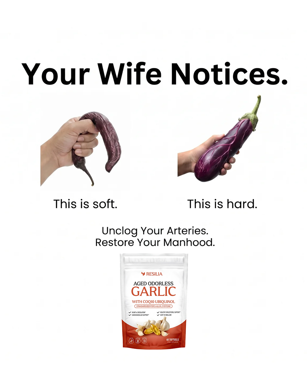 Nutritionist - Margaret Holloway Facebook ad: Explore the Power of Aged Garlic Today!