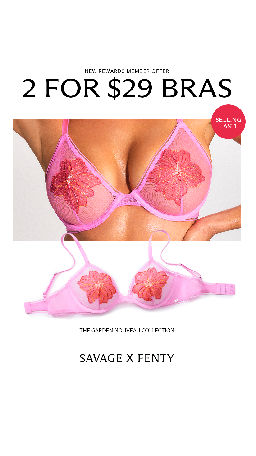 Savage X Fenty Facebook ad