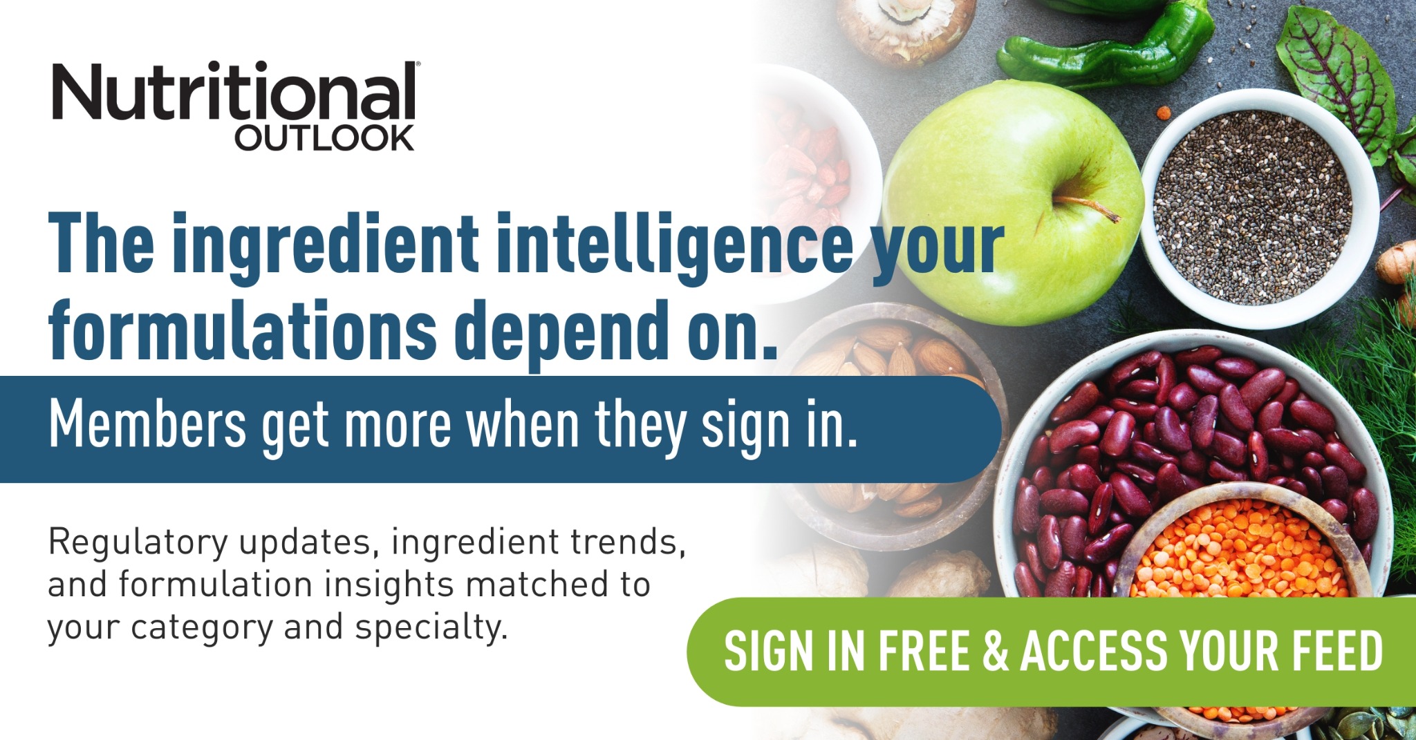 Nutritional Outlook Magazine Facebook ad