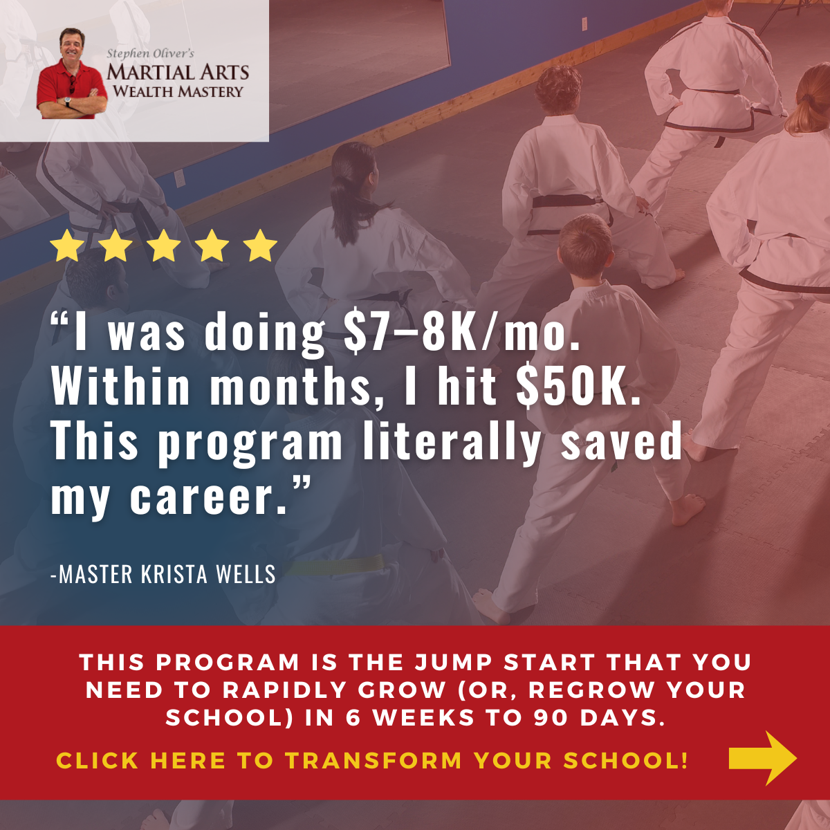 Martial Arts Professional Facebook ad