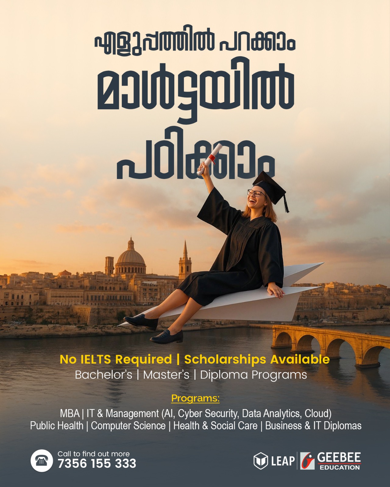 Geebee Education • M&G Study Abroad Facebook ad