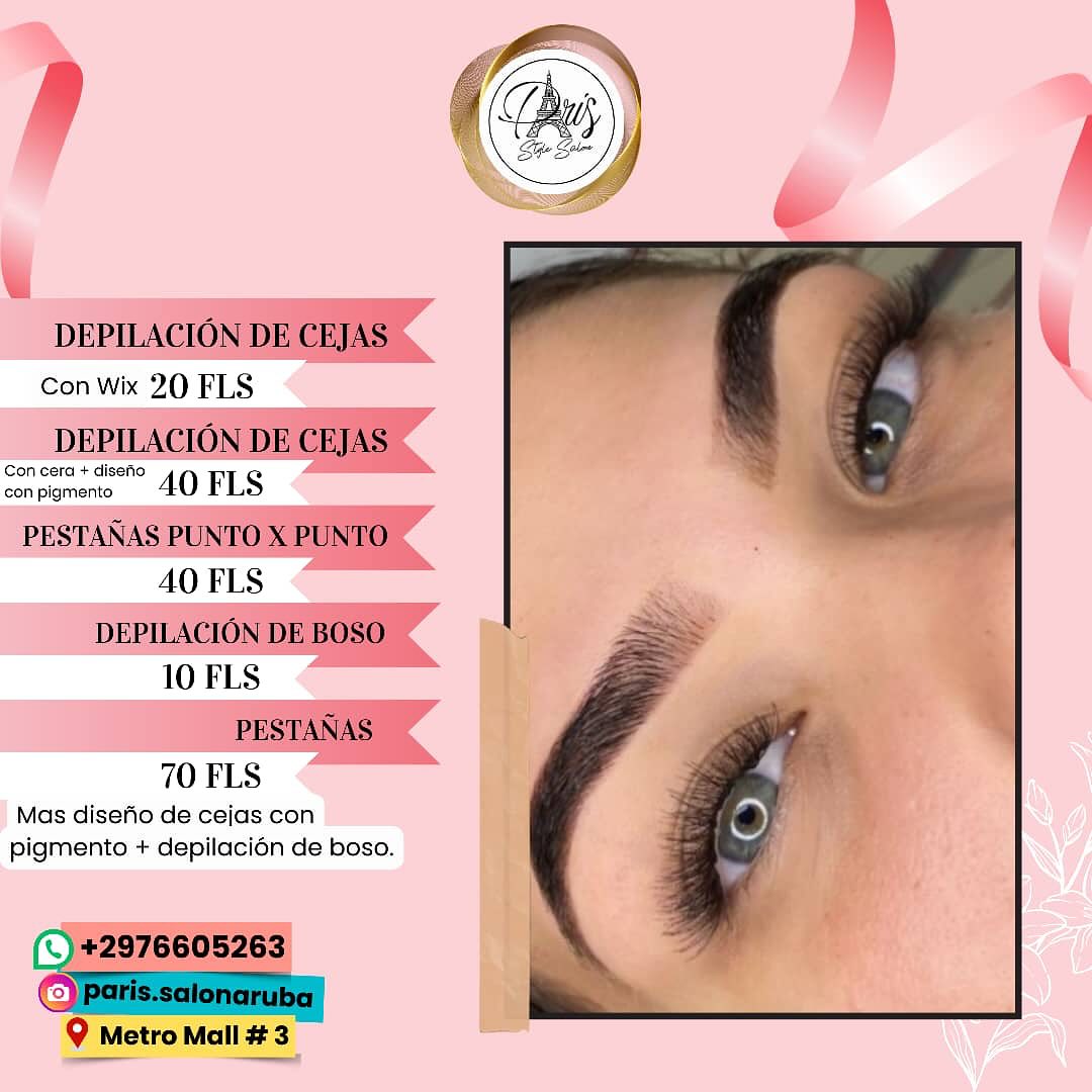 Paris Style Salon Facebook ad: New location, metro mall, lokal