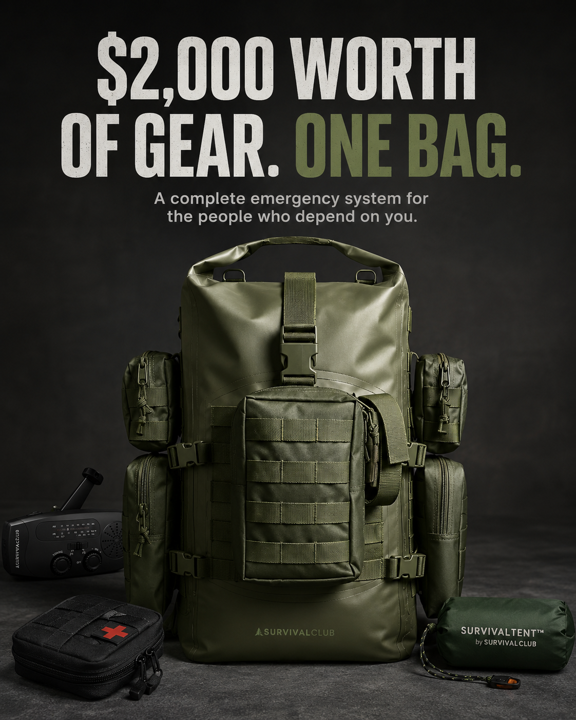 Survival Club Facebook ad