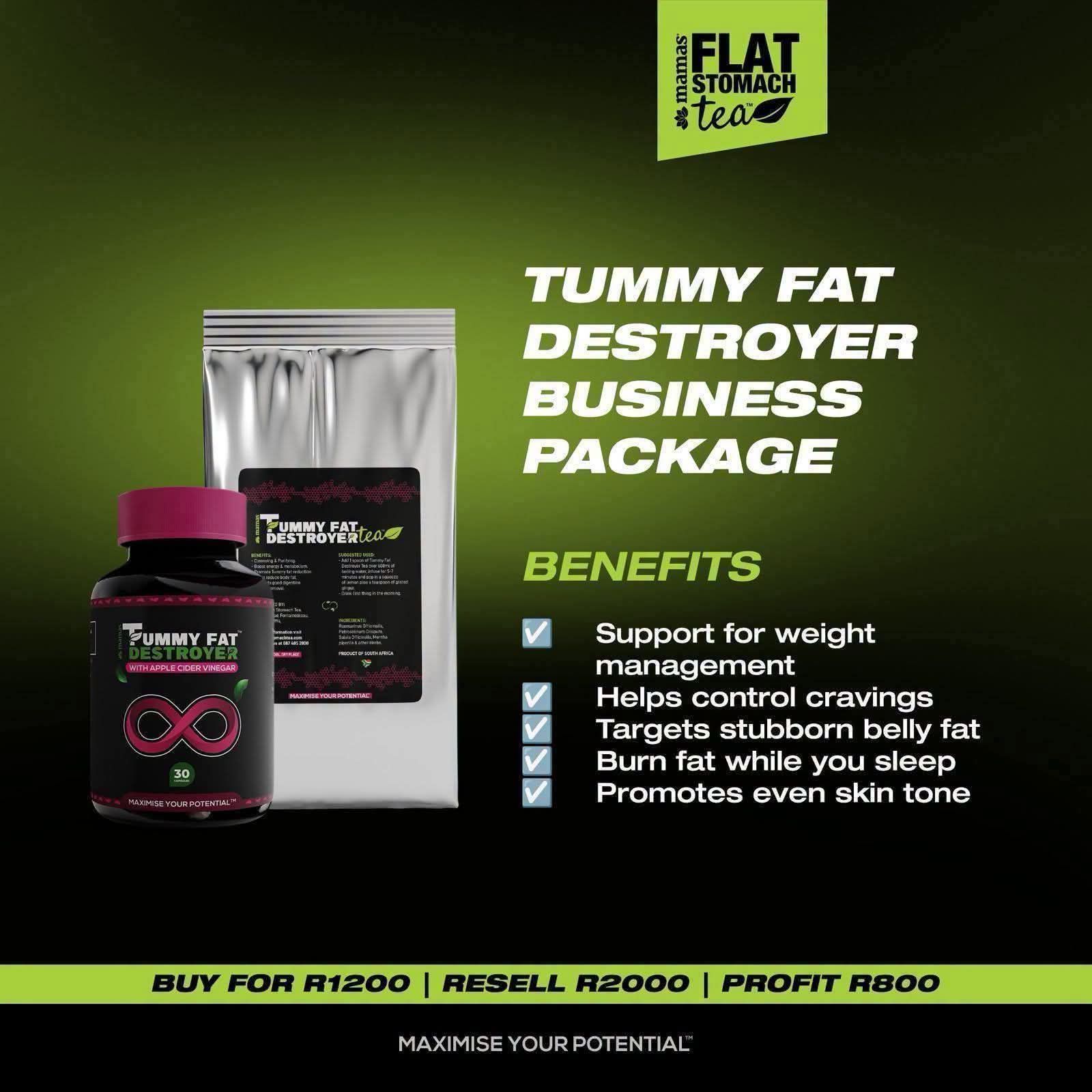 Flat Stomach Tea Products/Network marketing Facebook ad: Then we have the famous R1200 package of…