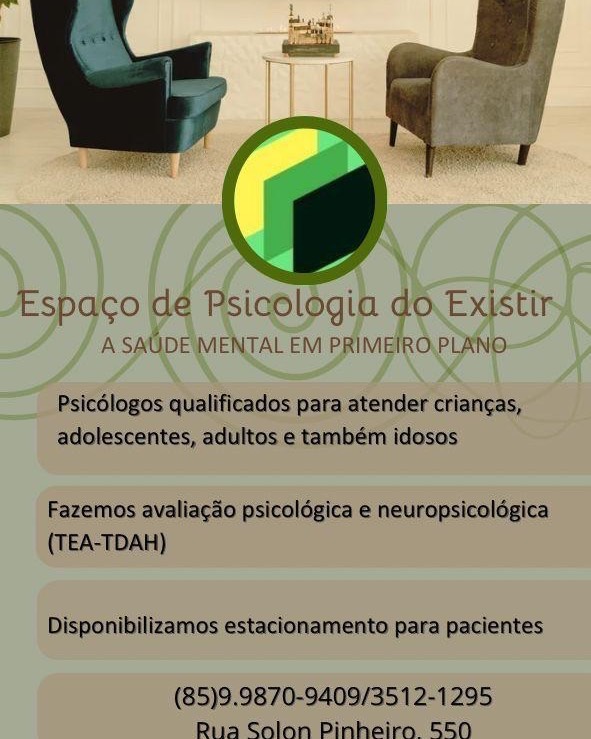 Ednardo de Carvalho Facebook ad: O Espaço de psicologia do Existir está preparado…