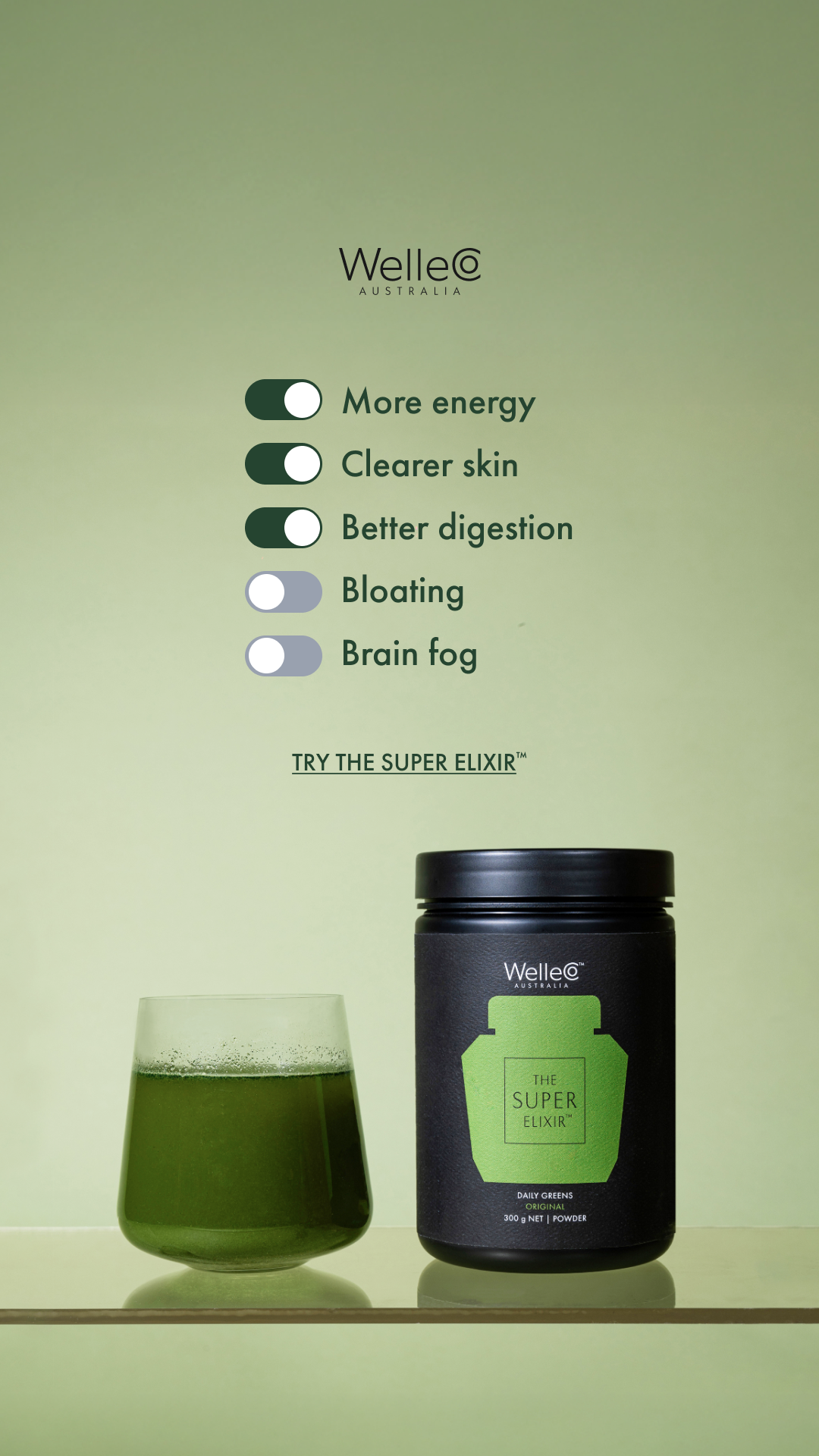 WelleCo Facebook ad