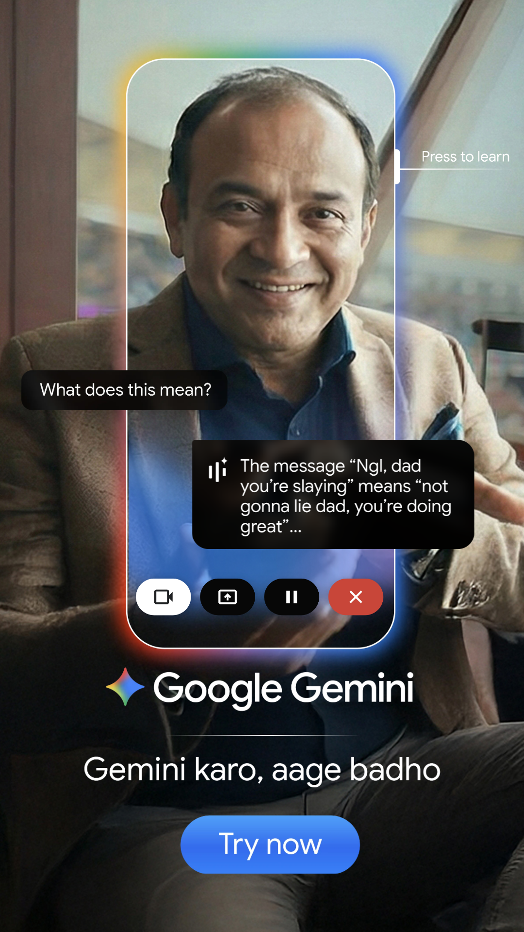 Google Facebook ad
