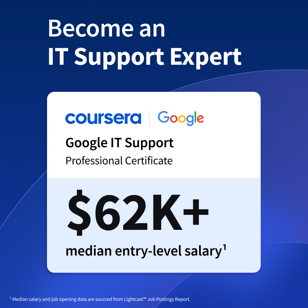 Coursera Facebook ad