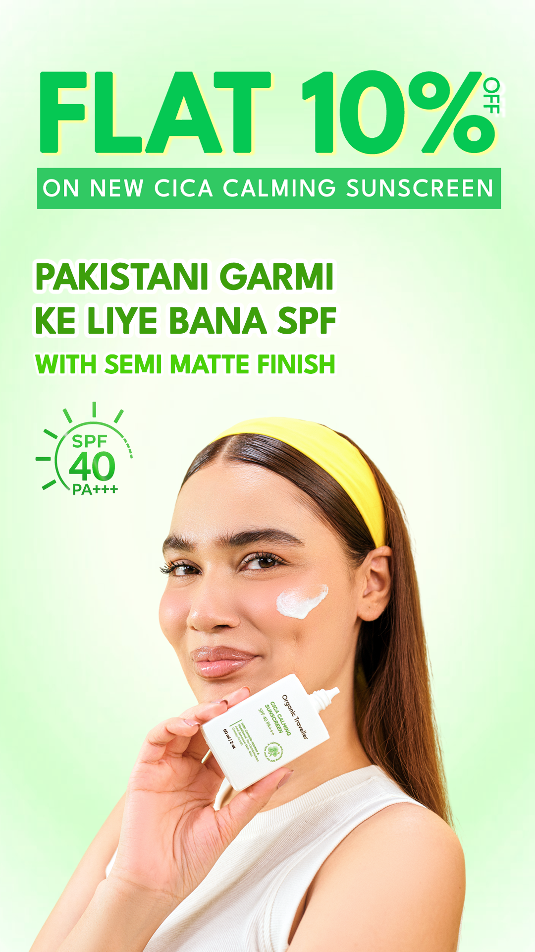 Organic Traveller - Skincare Facebook ad