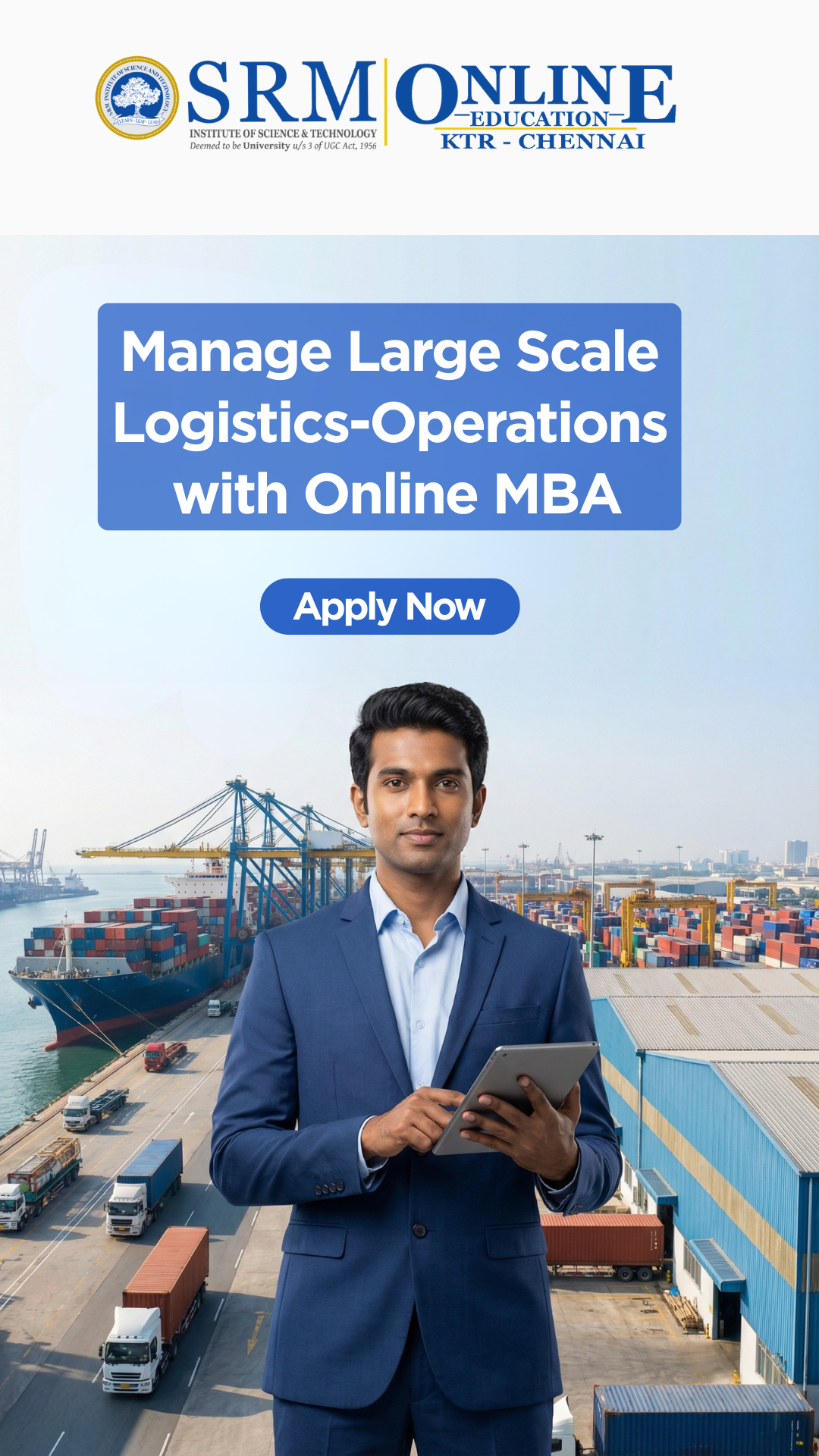 SRM Online Education Facebook ad