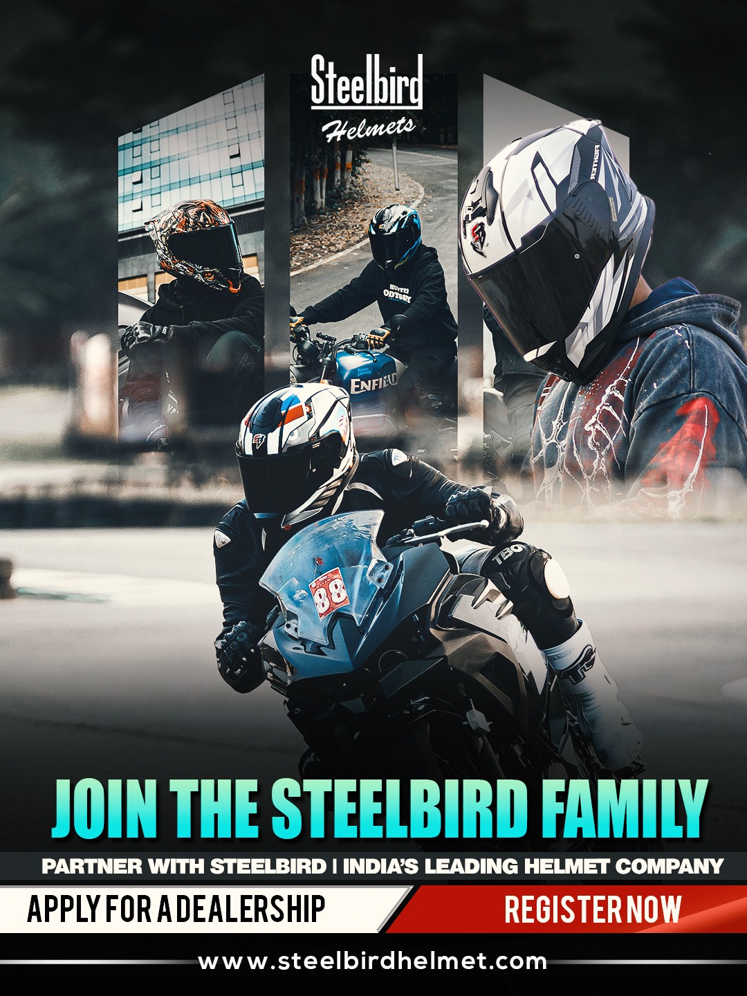 Steelbird Helmets India Facebook ad: Steelbird Helmets - Online bike accessories, helmets