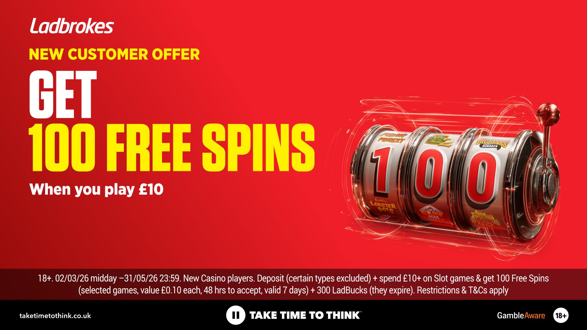 Ladbrokes Facebook ad