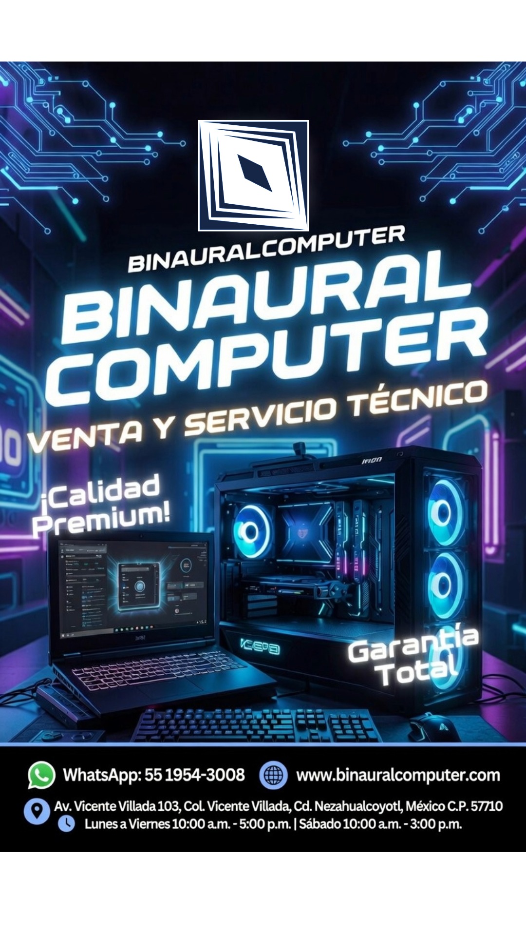 Binauralcomputer Facebook ad: BINAURALCOMPUTER