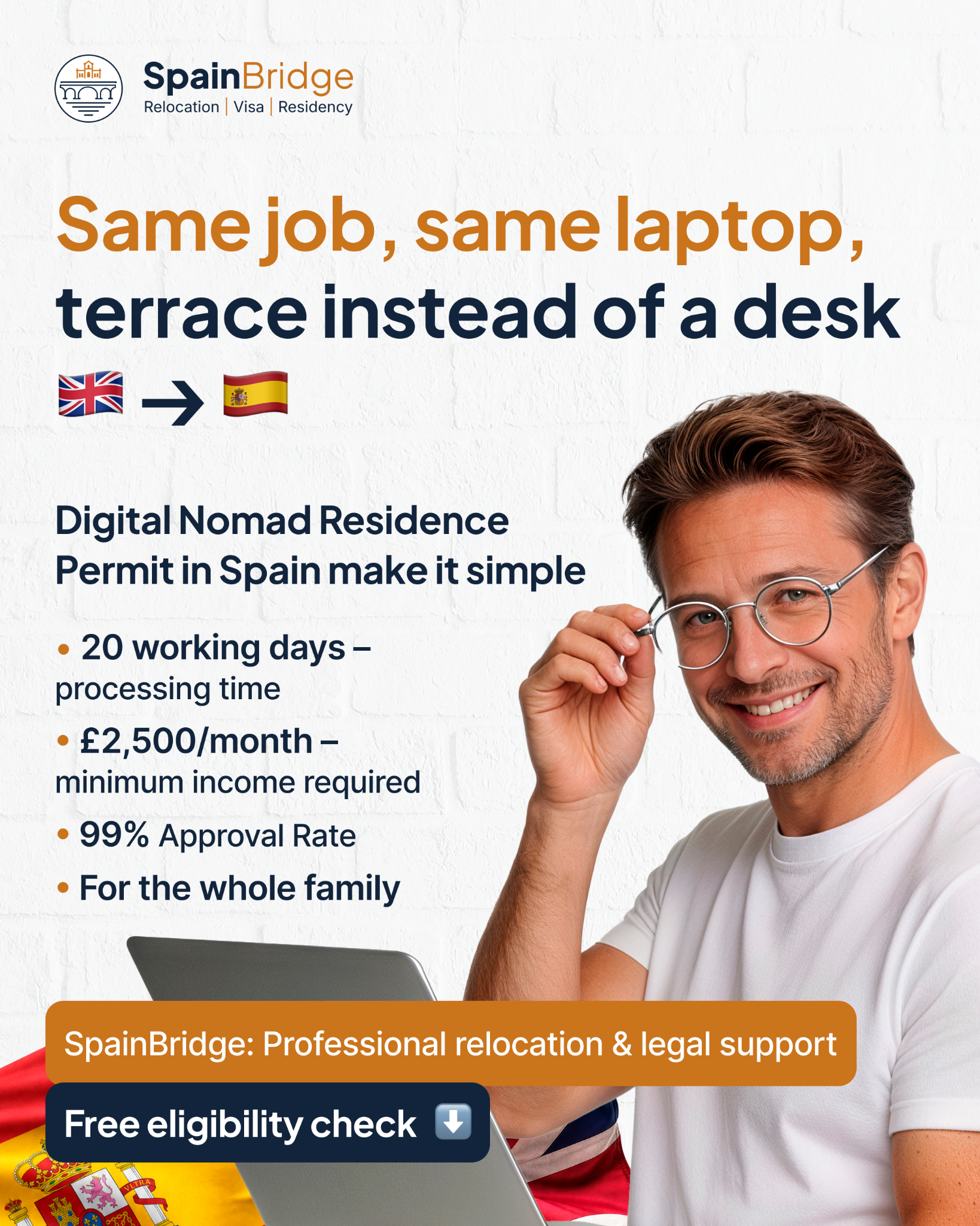 SpainBridge Relocation Facebook ad
