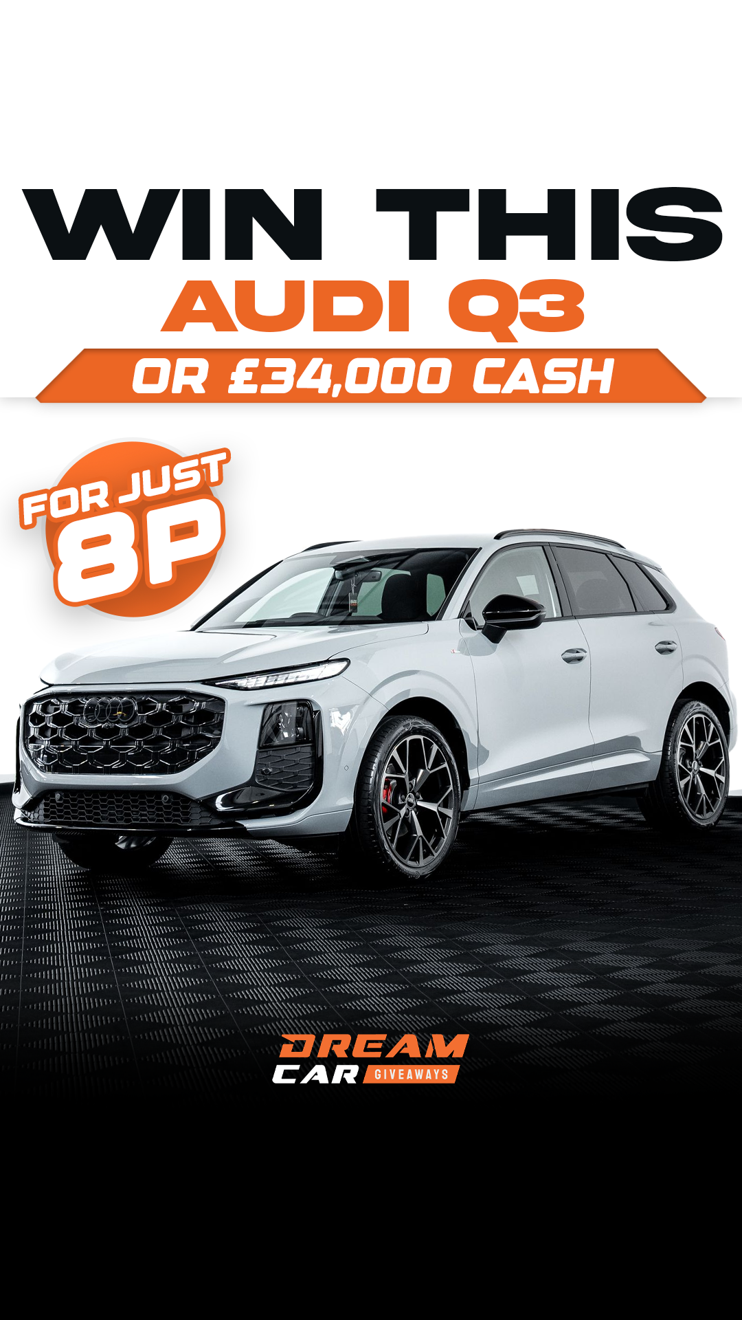 Dream Car Giveaways Facebook ad