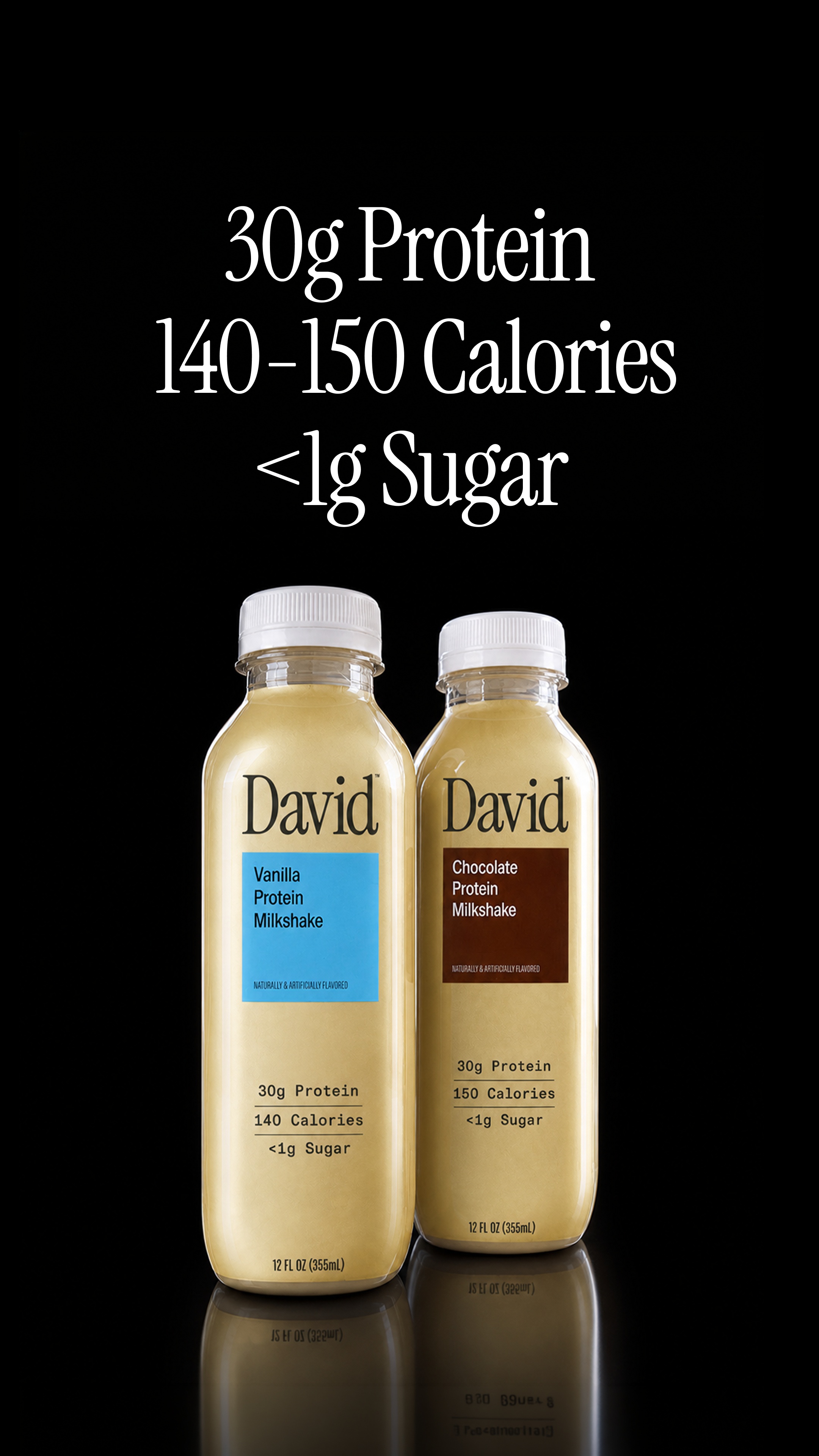 David Protein Facebook ad
