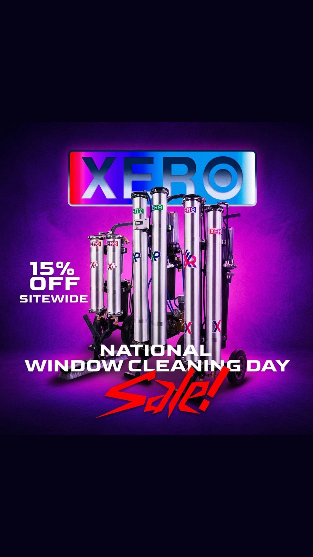 XERO Window Cleaning Products Facebook ad