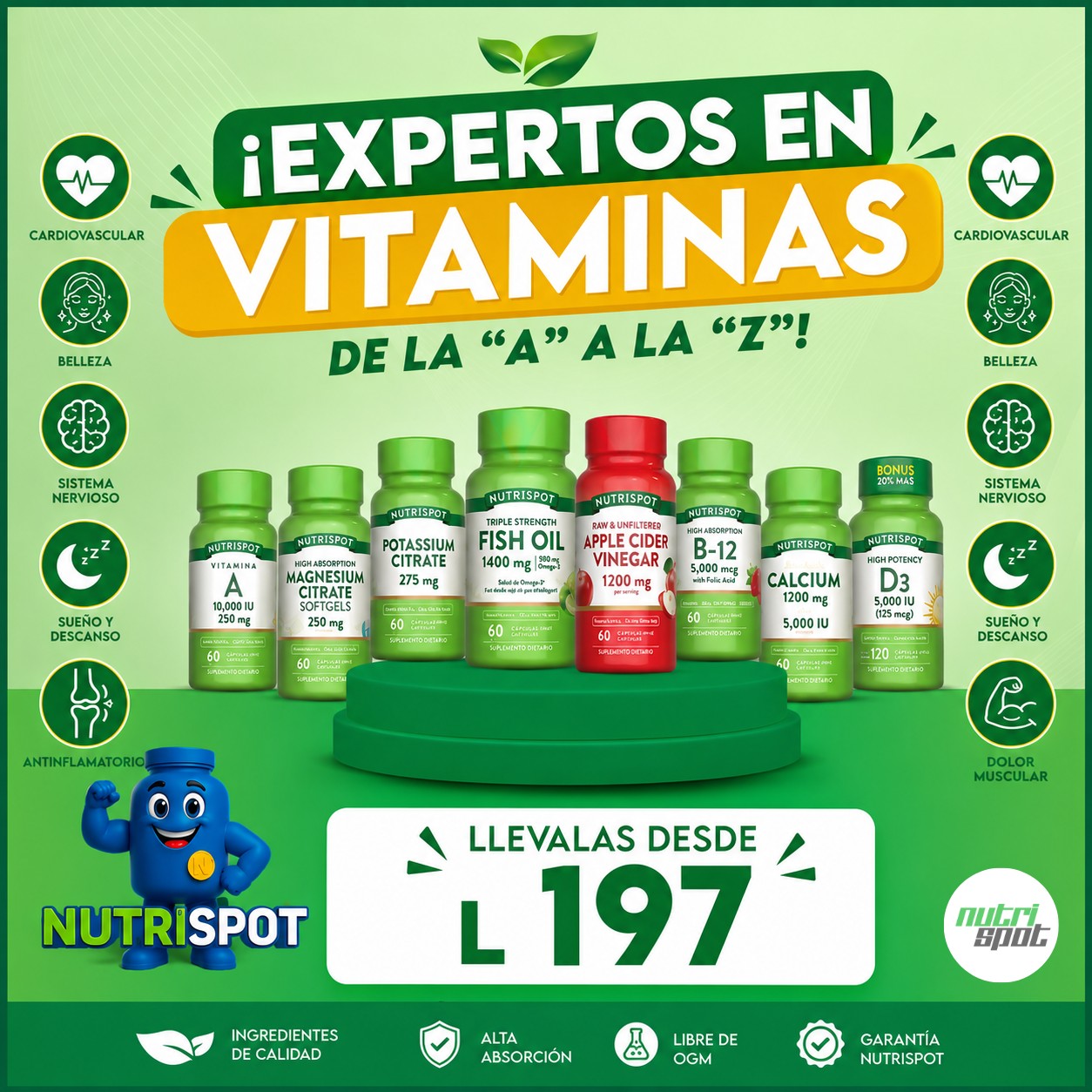 Nutrispot Honduras Facebook ad