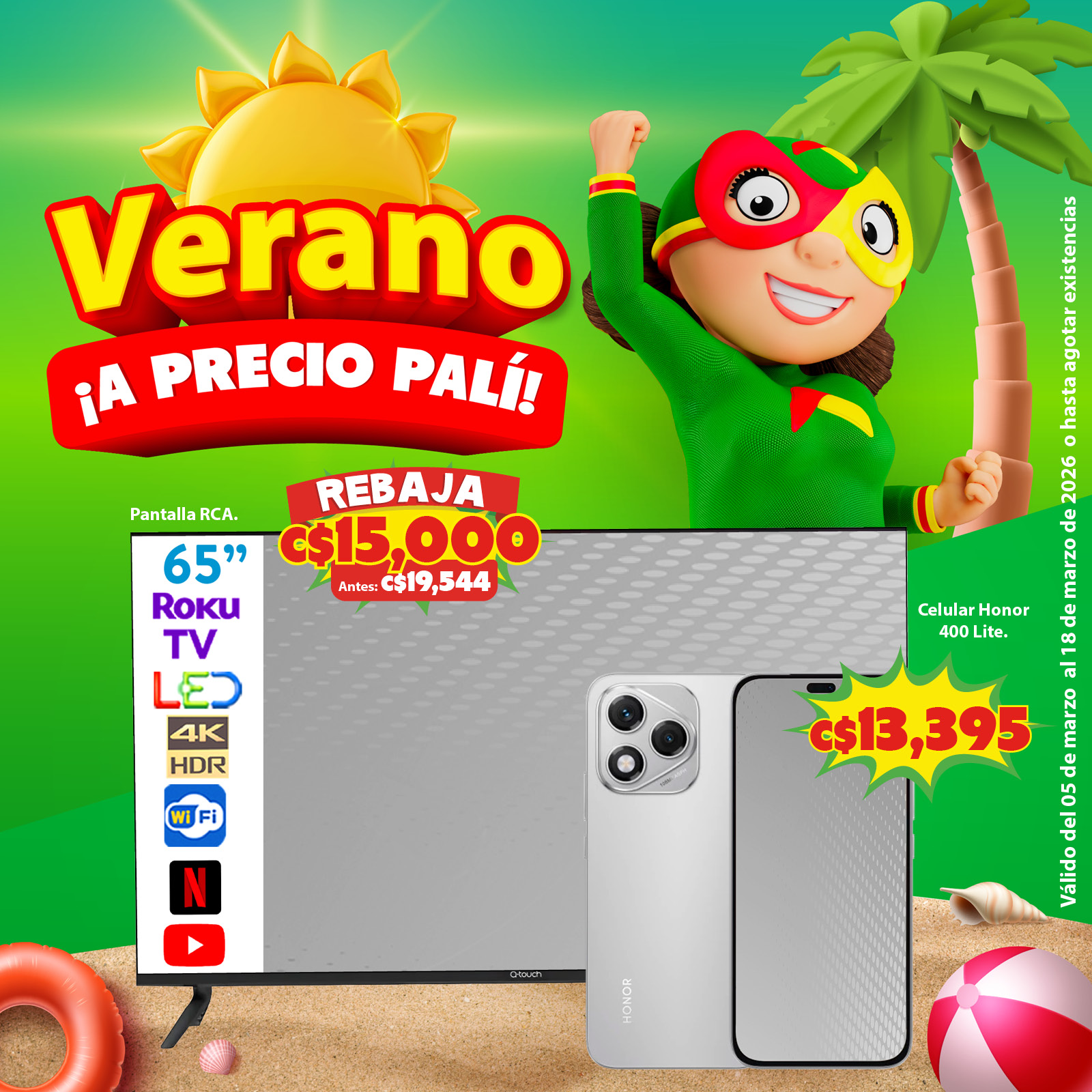 Pali y  Maxi Palí Nicaragua Facebook ad