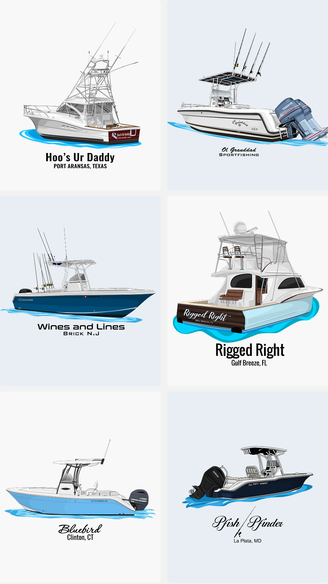 The Custom Captain Facebook ad: Personalized Boating Gear That Stands Out