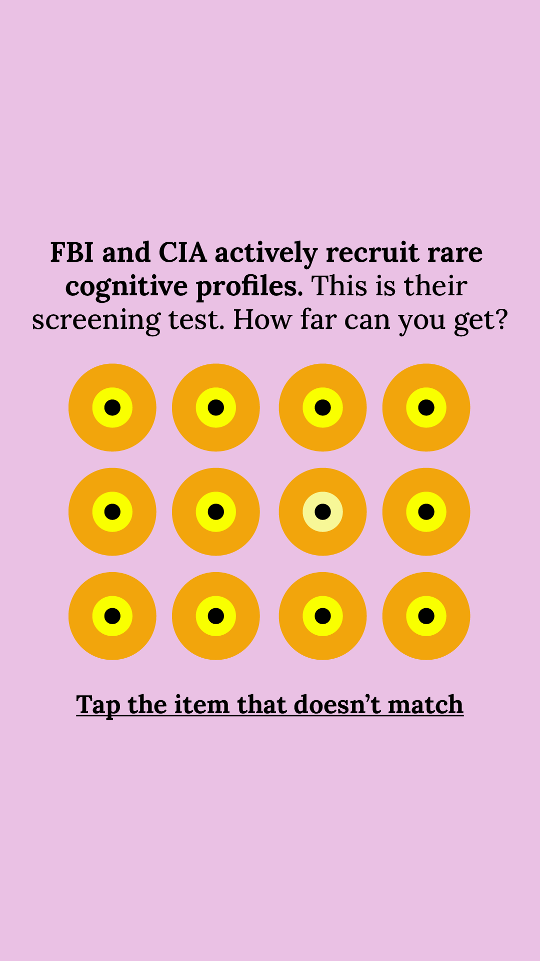 Brain Health Check Facebook ad