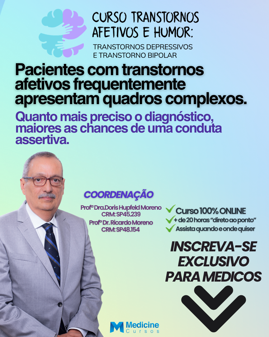 Medicine Cursos Facebook ad: Você é médico e atua com pacientes que…