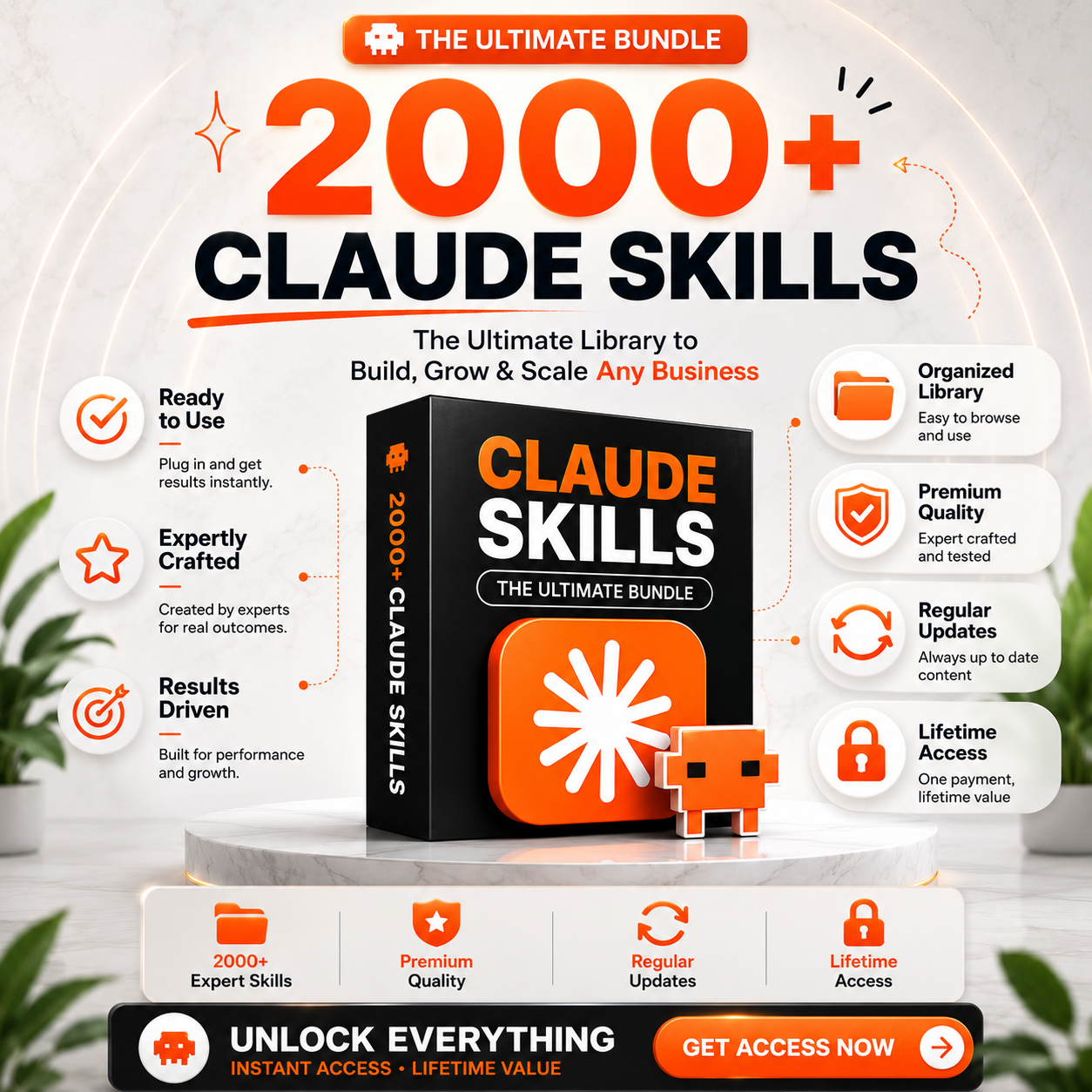 AI Avalanche Facebook ad: Unlock Claude’s Full Power with 2,000+ Ready Skills