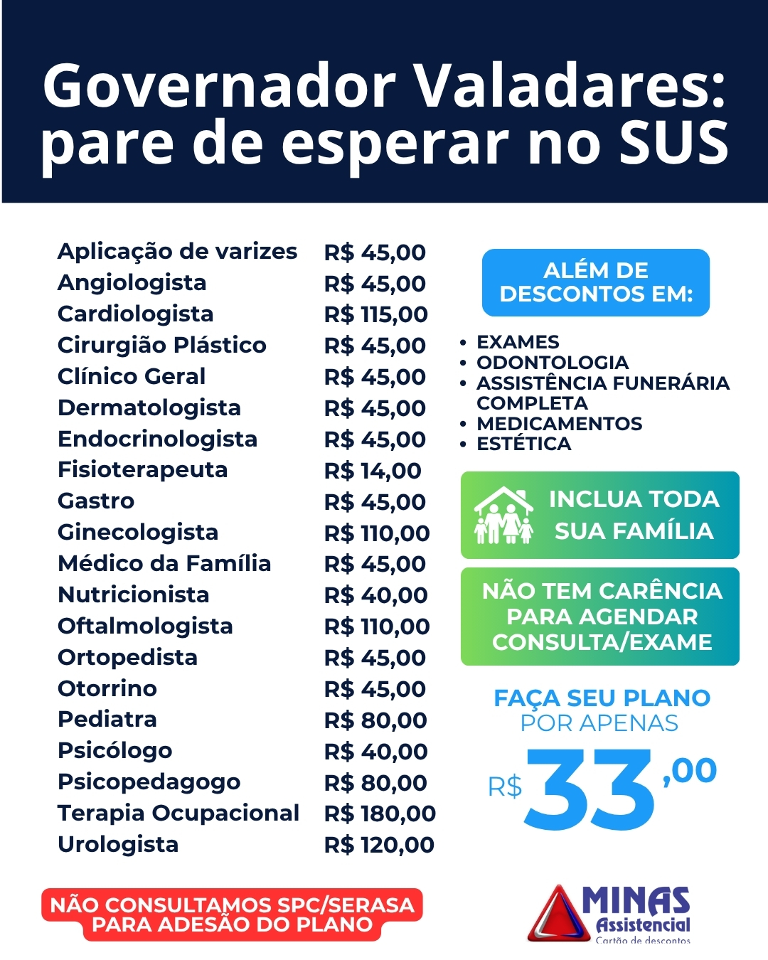 Minas Assistencial GV Facebook ad
