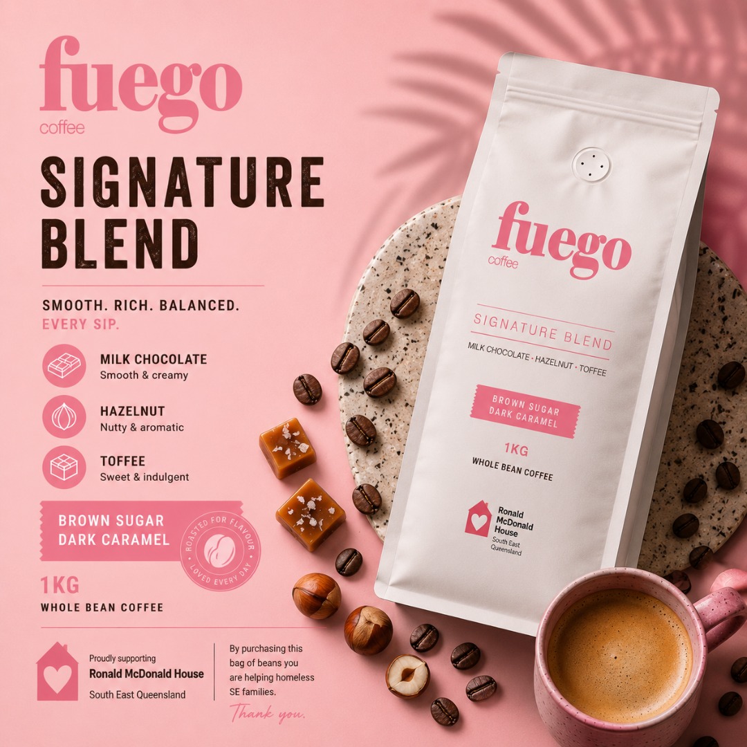 Fuego Coffee Facebook ad from Jul 23, 2026