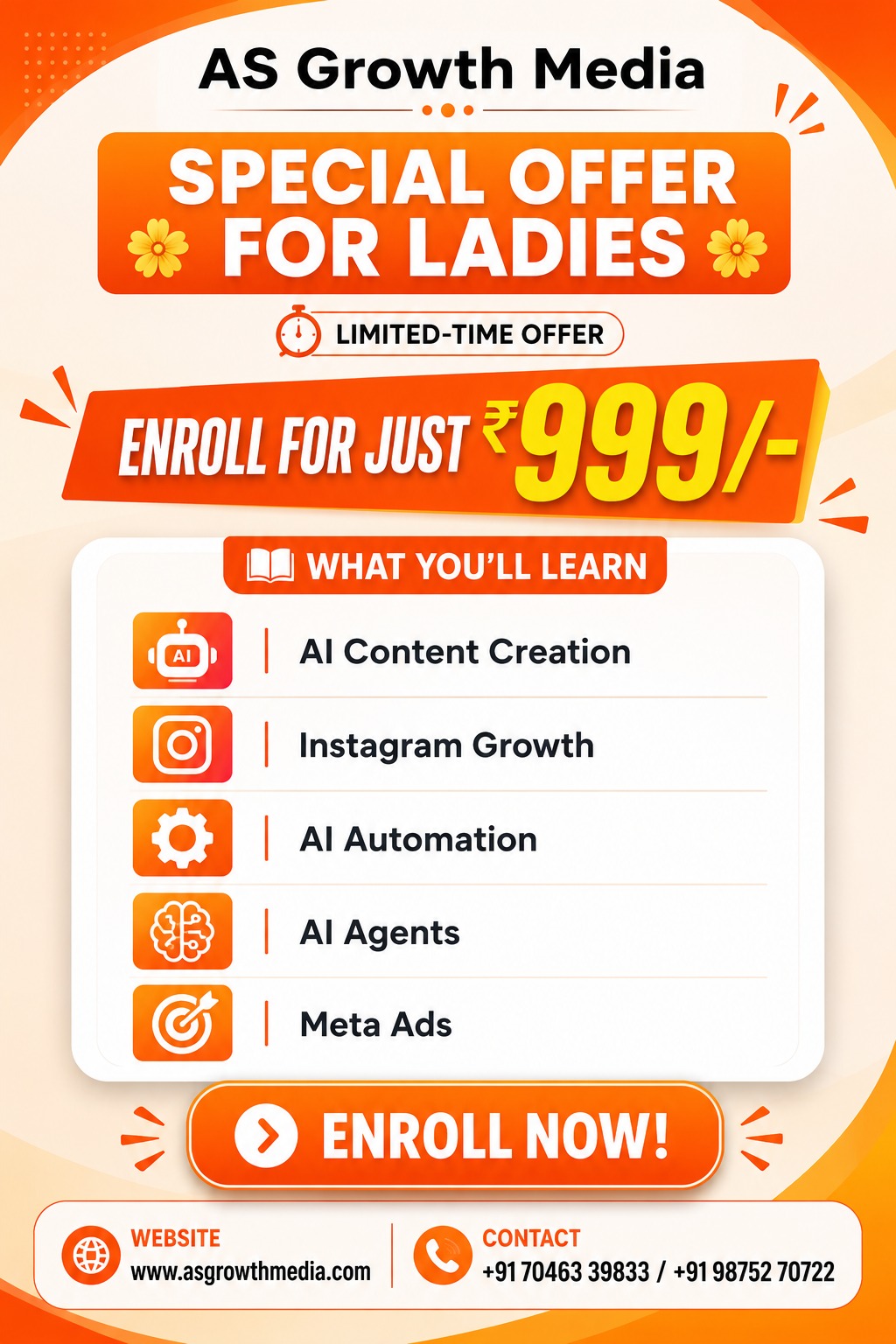 AI Marketing Agency Facebook ad