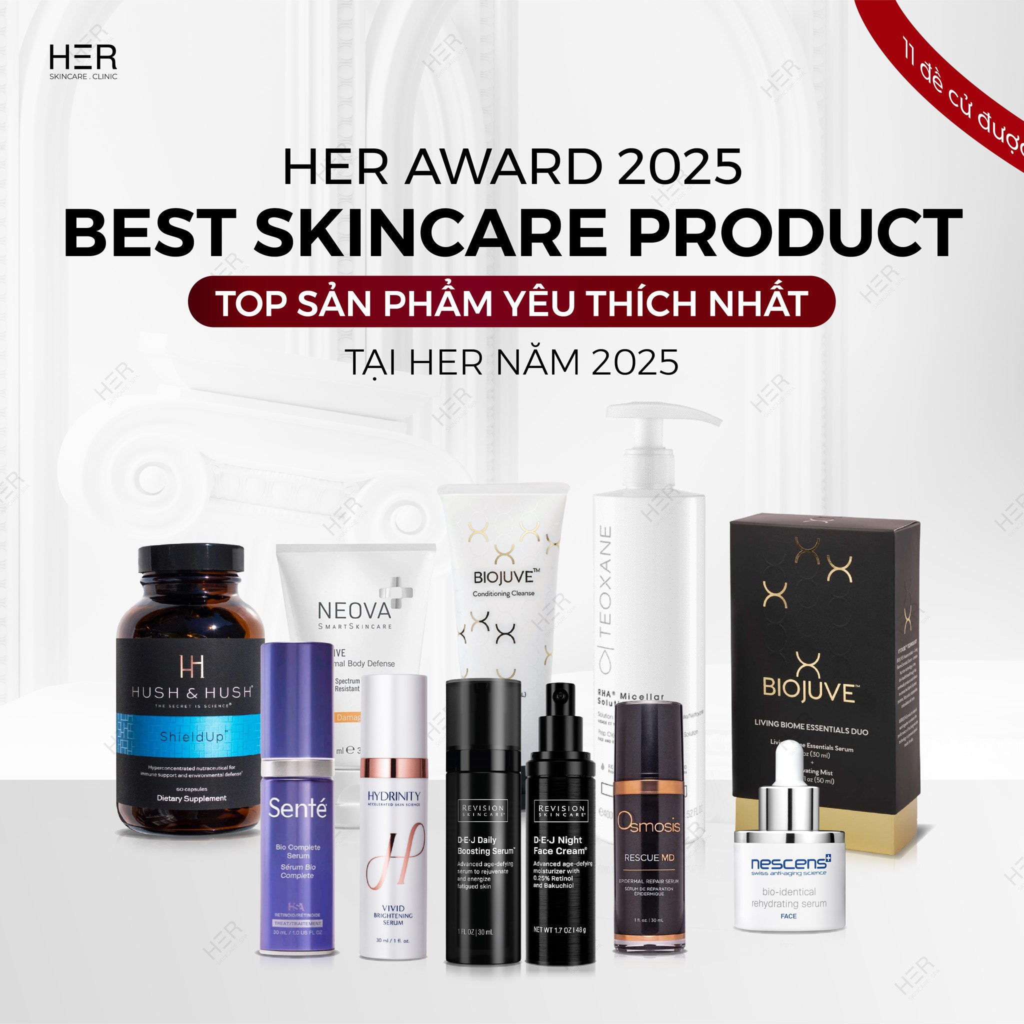 Her Skincare & Spa Facebook ad: AND THE OSCAR GOES TO., VINH DANH SIÊU…