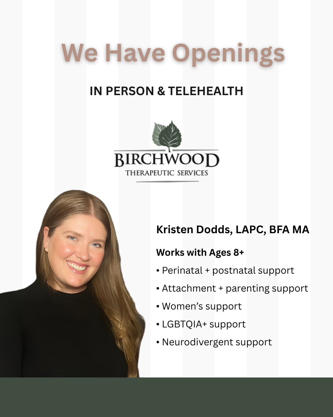 Birchwood Therapeutic Services Facebook ad