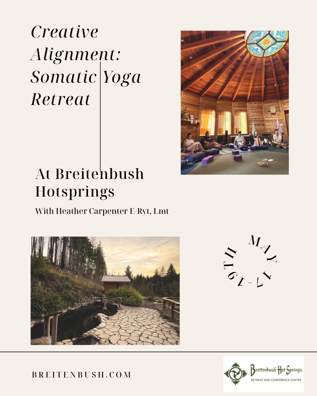 Heather Carpenter Yoga Facebook ad: Yoga, Retreats, Massage and more