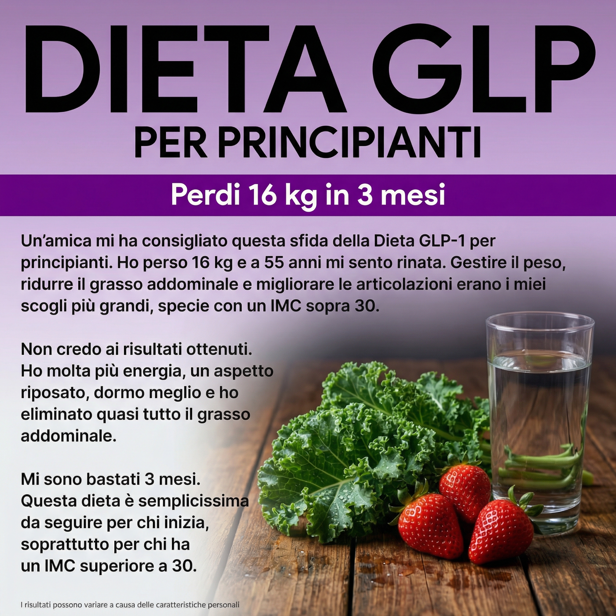 Eat Smart Every Day Facebook ad: Bastano 2 settimane per fare la differenza!