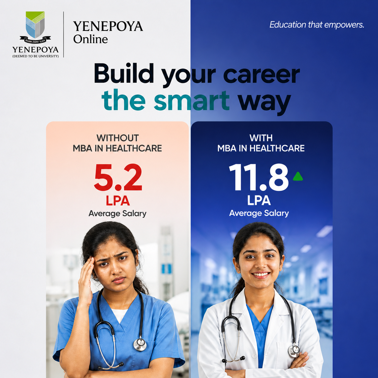 Yenepoya online Facebook ad